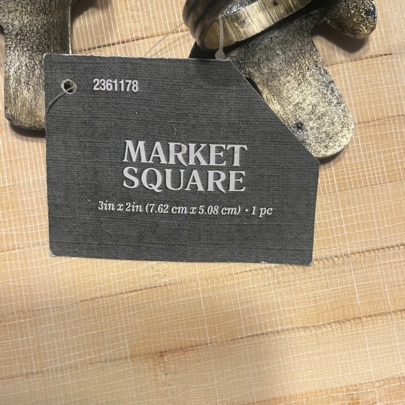 NWT!!!Set of 4!Elegant Cactus Napkin Ring Holder - Black and Gold - Picture 6 of 6